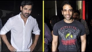 PHOTOPLAY! John & Tusshar At Media Screening Of ‘SAW’