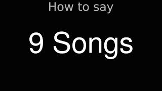 Download lagu How to Pronounce correctly 9 Songs (Movie) mp3