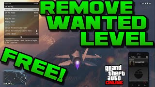 Gta 5 Online: REMOVE WANTED LEVEL FOR FREE! - (Best Feature In The Game!)