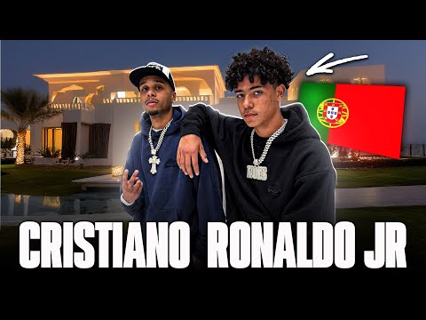 A DAY WITH CRISTIANO RONALDO JR...