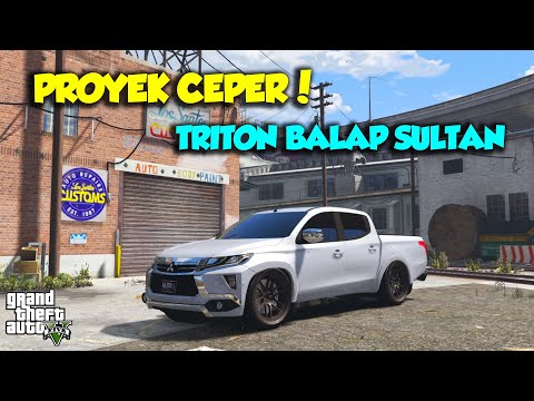 TRITON CEPER MAPUS BALAP SULTAN KENCANG SENGGOL DONG - GTA V SULTAN UPIN IPIN SPESIAL