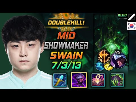 ShowMaker Mid Swain Build Jak'Sho, The Protean Conqueror - Swain Mid vs Talon - LOL KR 12.23