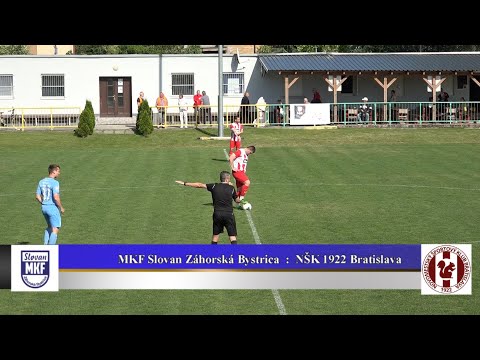 MKF Slovan Záhorská Bystrica :  NŠK 1922 Bratislava 0 : 5  V. liga 12. kolo Highlighty  2021 HD