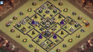 【クラクラ】エルフ松尾99歳さんの天災ドラゴンラッシュ TH9全壊