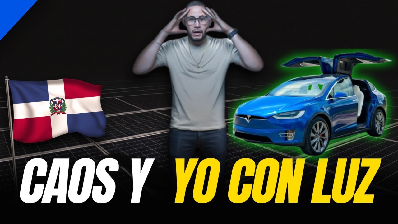 Mi Tesla Durante un APAGON NACIONAL! REPUBLICA DOMINICANA!