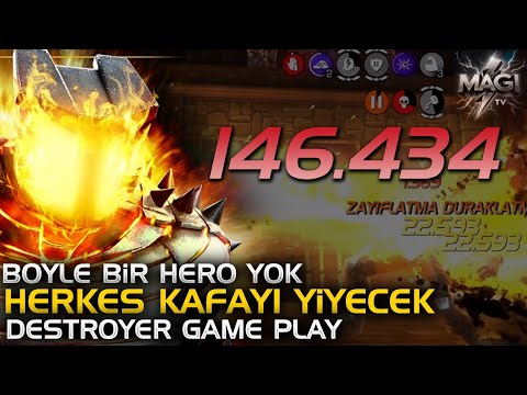 IT'S BEYOND MAGNIFICENT - DESTROYER IS ACTUALLY DESTROYING - DESTROYER GAME PLAY -MAGI TV MCOC