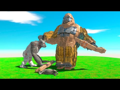 2 KING KONG vs EVERY UNIT   Animal Revolt Battle Simulator custom workshop units