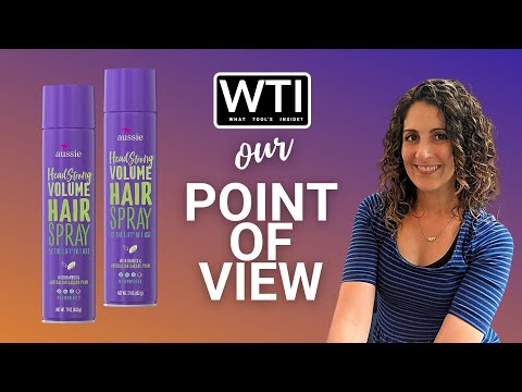 Aussie Headstrong Volume Hairspray - WTI product video review