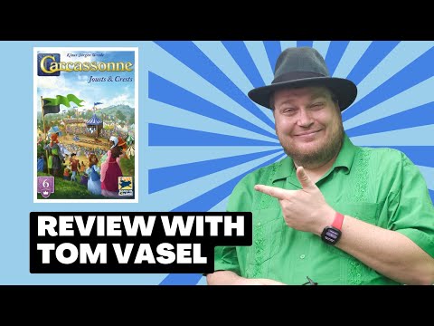 Jousts & Crests Carcassonne Review:  Quick Take with Tom Vasel