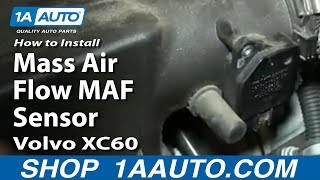 How To Replace Mass Air Flow Sensor 09-17 Volvo XC60