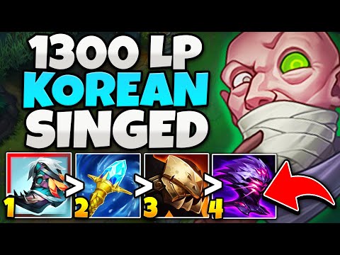 I COPIED THE #1 KOREAN SINGED BUILD... HE BUILDS THIS EVERY SINGLE GAME!