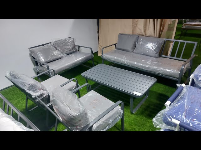 طقم كنب 7 أشخاص رمادي