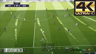 PES 2021 4K 60 FPS Amazing Realism LIVE Broadcast Camera Juventus vs Barcelona