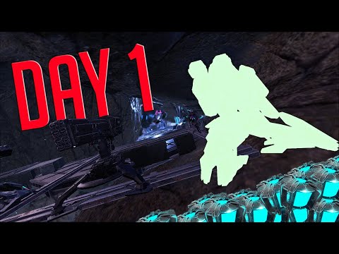Claiming The Most Hidden Base Location DAY 1 of WIPE - ARK
