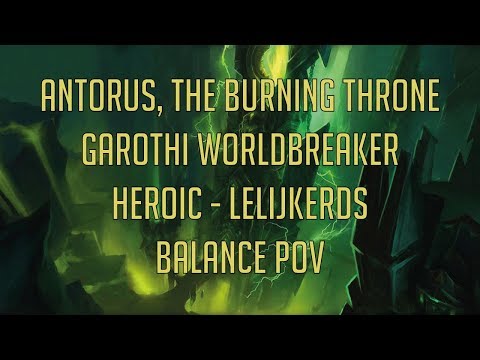Rank 1 Boomkin Draenor - Garothi Worldbreaker - Heroic