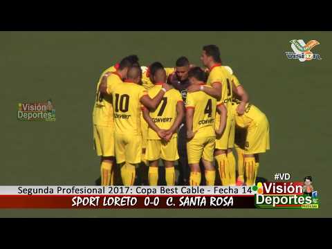 Sport Loreto (0) vs Cultural Santa Rosa / Resumen HD / Segunda Profesional 2017 - Fecha N° 14