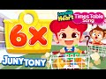 6 Times Table Song | Multiply By 6 | School Songs | Multiplication Songs for Kids | JunyTony