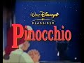 Pinocchio Specialutgåvan 1940 Svensk Trailer VHS