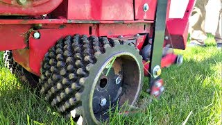 Removing sod for Air Crete Shed