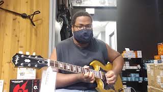 Video thumbnail for Playing a Epiphone SG Traditional Pro at Guitar Center in Las Vegas, NV by Christian Phifer