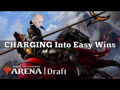 CHARGING Into Easy Wins | Dominaria United Draft | MTG Arena