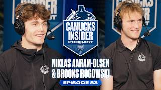 Brooks Rogowski and Niklas Aaram-Olsen Discuss Draft Dreams and New Beginnings Ep. 83