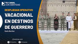 Despliegan operativo vacacional en destinos de Guerrero