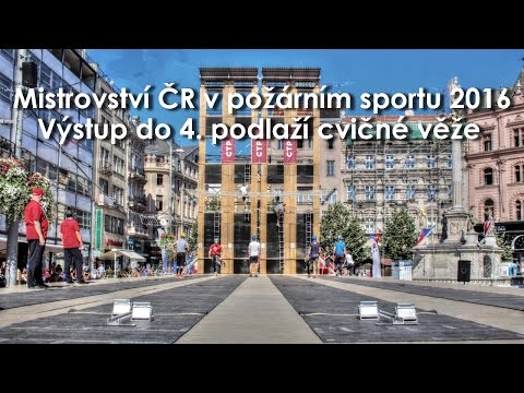 MČR BRNO 2016: Den první - výstup do 4. podlaží cvičné věže