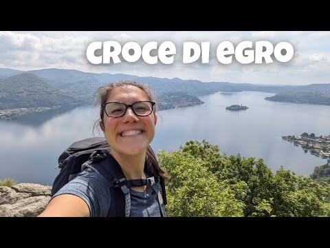 A BALCONY ON LAKE ORTA: the cross of Egro