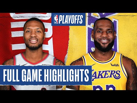 TRAIL BLAZERS at LAKERS | FULL GAME HIGHLIGHTS | August 18, 2020