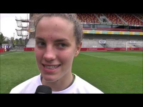 Chloë Vande Velde na bekerfinale RSC Anderlecht - KAA Gent Ladies op 13.05.2017