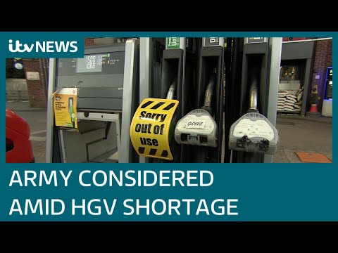 Army help and HGV immigration waivers considered over fuel issues | ITV News