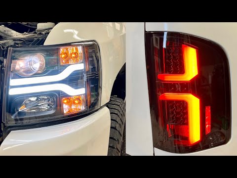 Silverado Headlight Replacement Spyder Headlights - Silverado Duramax Build
