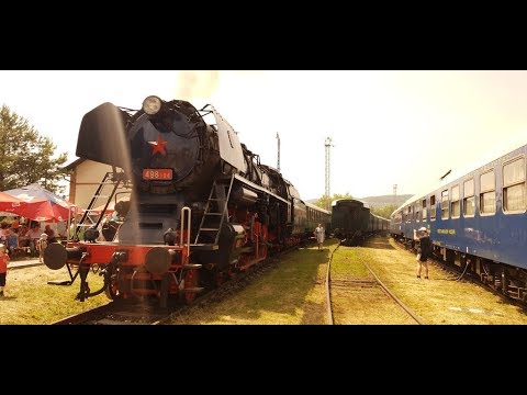 Jazda parným vlakom cez Prístavný most do Petržalky