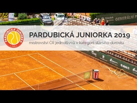 Centr kurt - finále - 16.8.2019 - 92. Pardubická juniorka MČR dorostu ČTS 2019