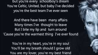 Rod Stewart - You&#39;re In My Heart - HQ - Scroll Lyrics &quot;22&quot;