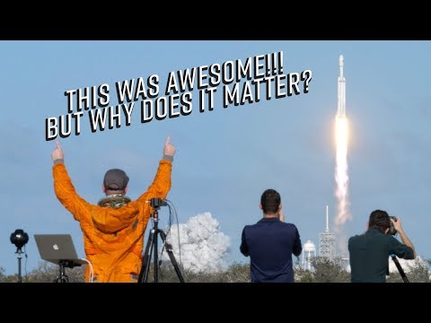 Why does Falcon Heavy matter? Why put a Tesla in space?!  (Behind the scenes of Falcon Heavy) Video