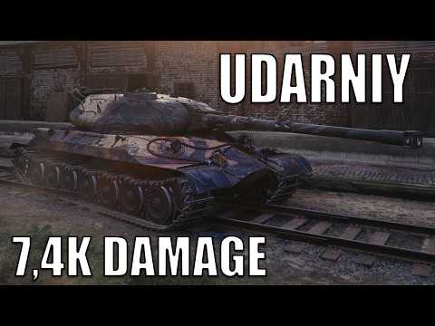 Udarniy Video in Ultra HD 4K 🔝 7,4 k Damage, 6 kills | World of Tank ✔️