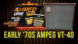 Video thumbnail for Early 70's Ampeg VT-40 - AMPED UP!! by James Hood Guitar
