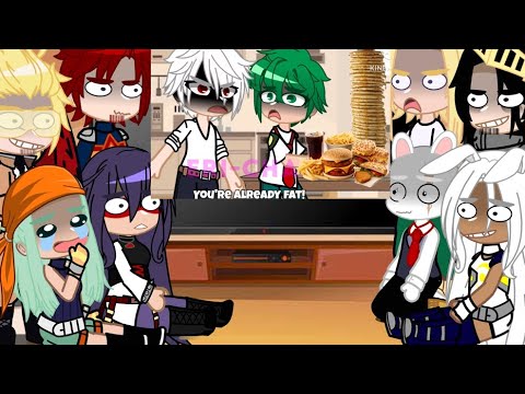 Pro heroes and parents react to “ You’re already fat! ” || mha/bnha || Gacha Club/Life || my AU || 