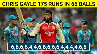 Chris Gayle 175 in 66 Balls | Full Highlights | IPL 2013 RCB vs PWI |