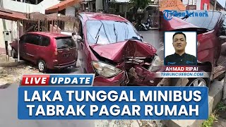 Kecelakaan Tunggal Mobil Hilang Kendali di Jalan Sudirman Kuningan, Tabrak Tembok Pengemudi Selamat