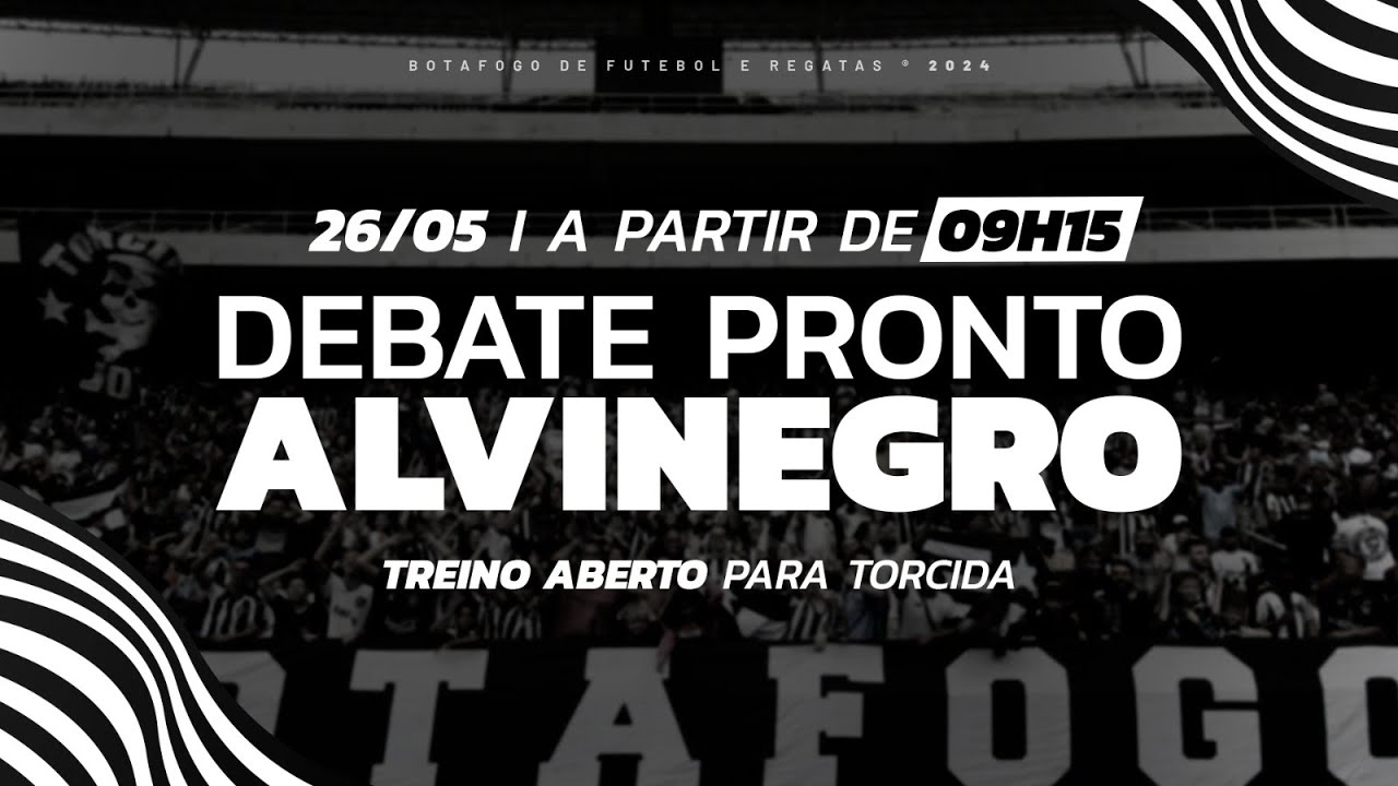 AO VIVO | Debate Pronto: Botafogo transmite treino aberto solidário direto do Nilton Santos