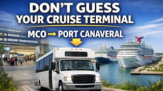 MCO to Port Canaveral Shuttle Guide |Plus Boarding Carnival Venezia Step by Step