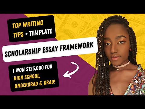 How To Write Scholarship Essays (2022) | How I Won Several Scholarships Using the SAME Essay!! Video