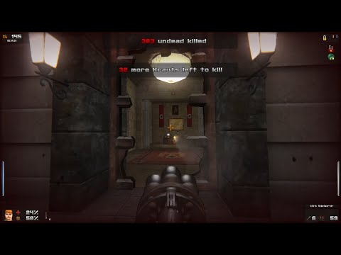 Let's Play WolfenDoom Blade of Agony (Doom Mod) 18: Endless Night Lifted