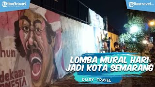 Keseruan Lomba Mural Berhadiah Total Rp 14 Juta yang Digelar di Halaman Wonderia Semarang