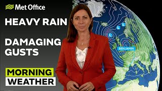 Download the video "23/10/2025 -  Strong winds and heavy rain - Morning Weather Forecast UK – Met Office Weather"