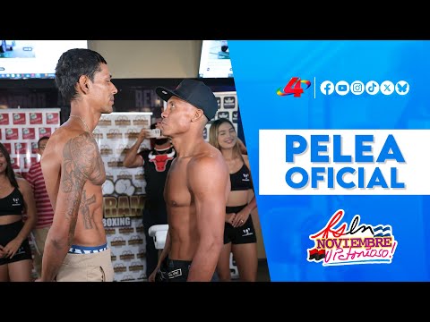 OFFICIAL WEIGH-IN: Maximum tension on the latest Gemelos Promotions fight card 💥