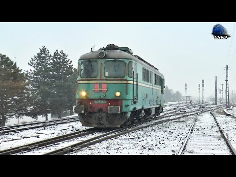 LDH1360 841 012-3 & Fluieroasa 60-0510-2 Whistle Loko & in Gara Baia Mare Station - 25 January 2021